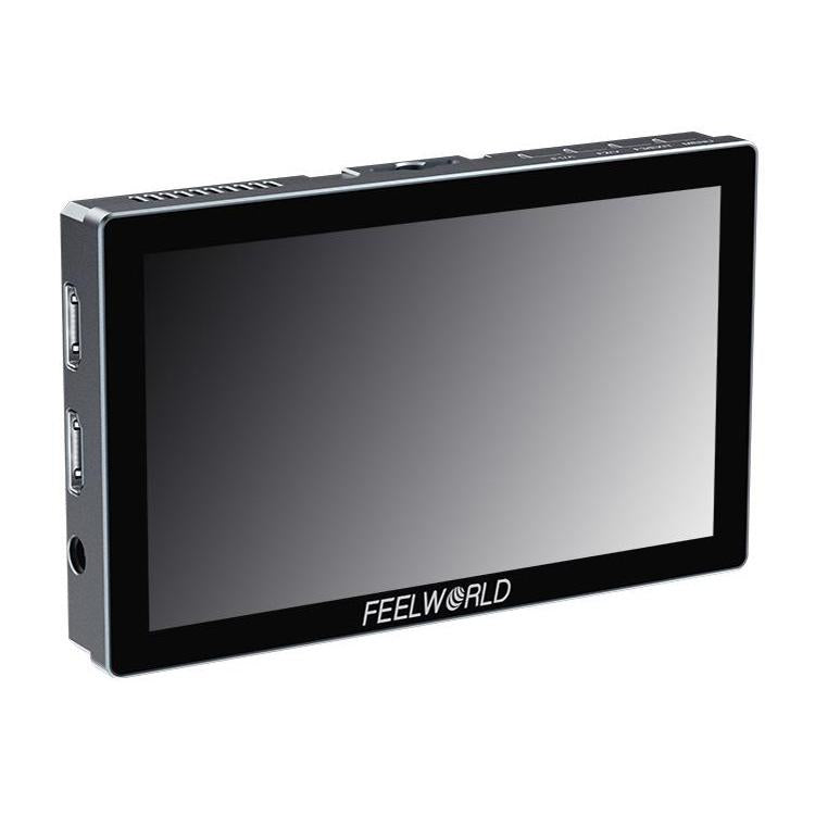 FEELWORLD P6X 5.5 inch Aluminium DSLR Camera Field Monitor Touch Screen 4K HDMI High Brightness 1000nit Monitor (Black) - On-camera Monitors by FEELWORLD | Online Shopping UK | buy2fix