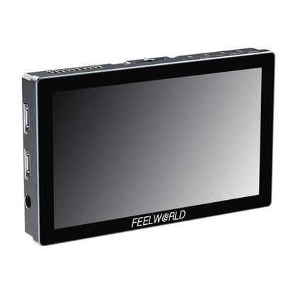 FEELWORLD P6X 5.5 inch Aluminium DSLR Camera Field Monitor Touch Screen 4K HDMI High Brightness 1000nit Monitor (Black) - On-camera Monitors by FEELWORLD | Online Shopping UK | buy2fix