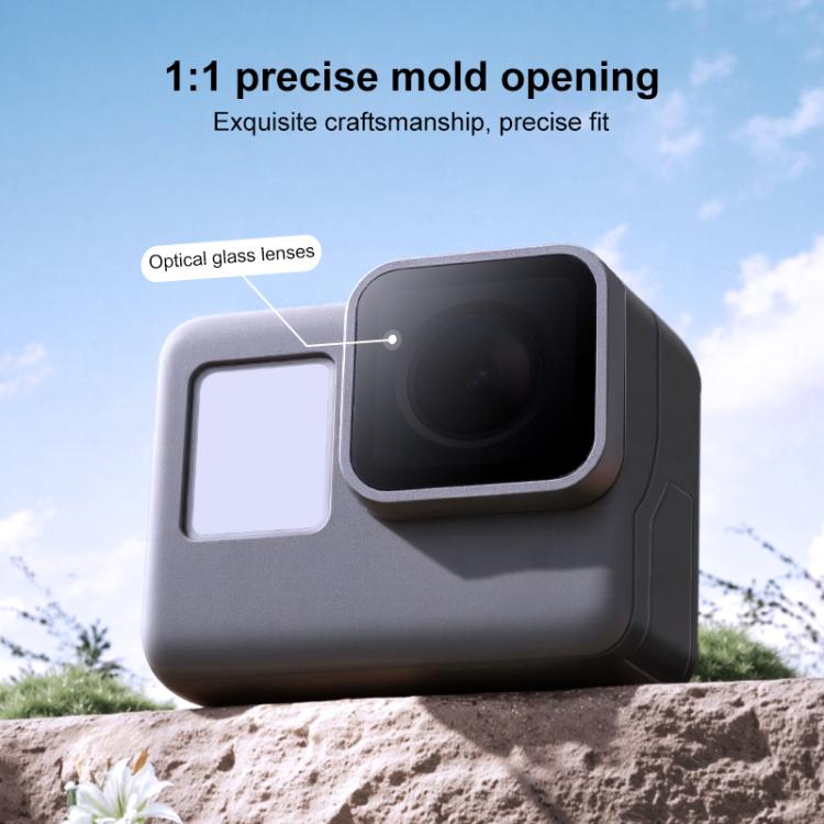 For GoPro HERO7 /6 Black /5 Black UV Protective Lens Repair Part(Black) by buy2fix
