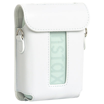For FUJIFILM Instax mini Link 3 Full Body Leather Case Bag with Strap (White) - Leather Bag by buy2fix | Online Shopping UK | buy2fix