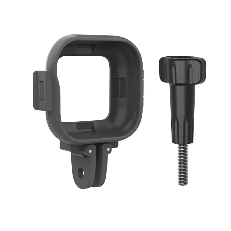 For Insta360 GO Ultra Sunnylife Foldable Vertical-Horizontal Adapter Mount Protective Frame Mounting Brackets Housing Cover (Black) - Mount & Holder by Sunnylife | Online Shopping UK | buy2fix