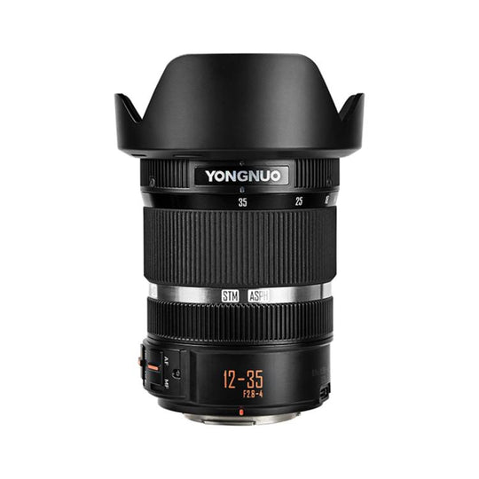 YONGNUO YN12-35mm F2.8-4M M4/3 Mount Standard Zoom Lens with Macro Function (Black)