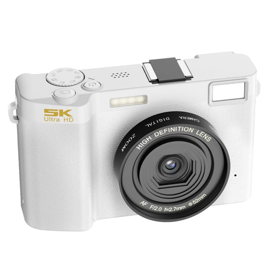 HDC-F01 3.0 inch 5K UHD Photography Digital Camera SLR Camera (White) by buy2fix