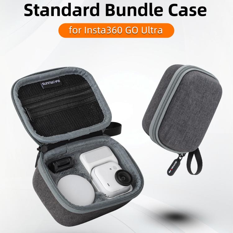 For Insta360 GO Ultra Sunnylife Standard Portable Protective Box Storage Bag (Black) - Case & Bags by Sunnylife | Online Shopping UK | buy2fix