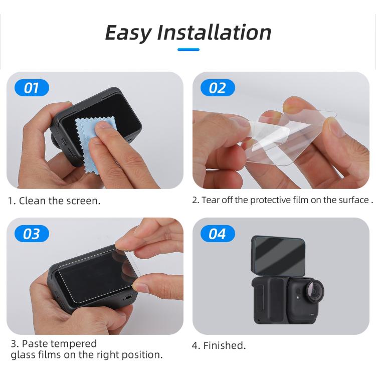 For Insta360 GO Ultra 2pcs Sunnylife Screen Explosion-proof Film (Transparent) - Protective Film & Stickers by Sunnylife | Online Shopping UK | buy2fix