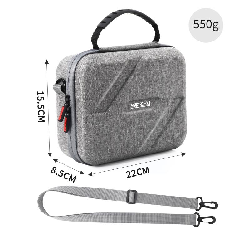 For Insta360 Go Ultra STARTRC Full Kit Portable Handbag Shoulder Nylon Storage Bag (Grey) - Case & Bags by STARTRC | Online Shopping UK | buy2fix