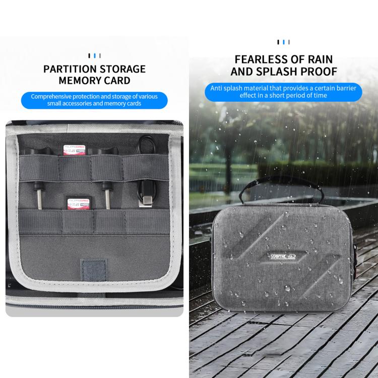 For Insta360 Go Ultra STARTRC Full Kit Portable Handbag Shoulder Nylon Storage Bag (Grey) - Case & Bags by STARTRC | Online Shopping UK | buy2fix