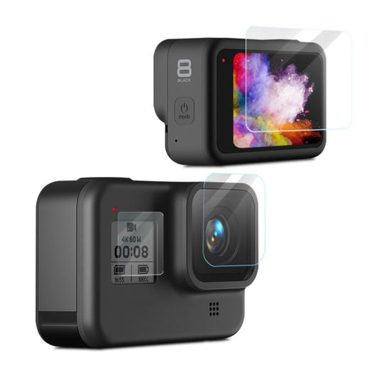 For GoPro HERO8 Black Camera Lens HD Protective Film + LCD Display HD Screen Protector by buy2fix