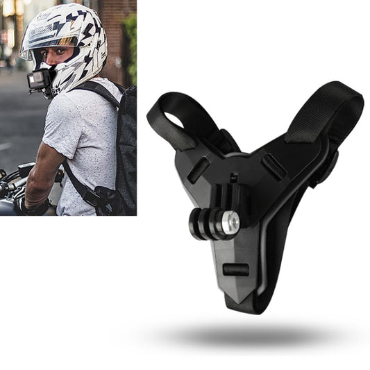 Helmet Belt Mount for GoPro, Insta360, DJI and Other Action Cameras(Black) by buy2fix