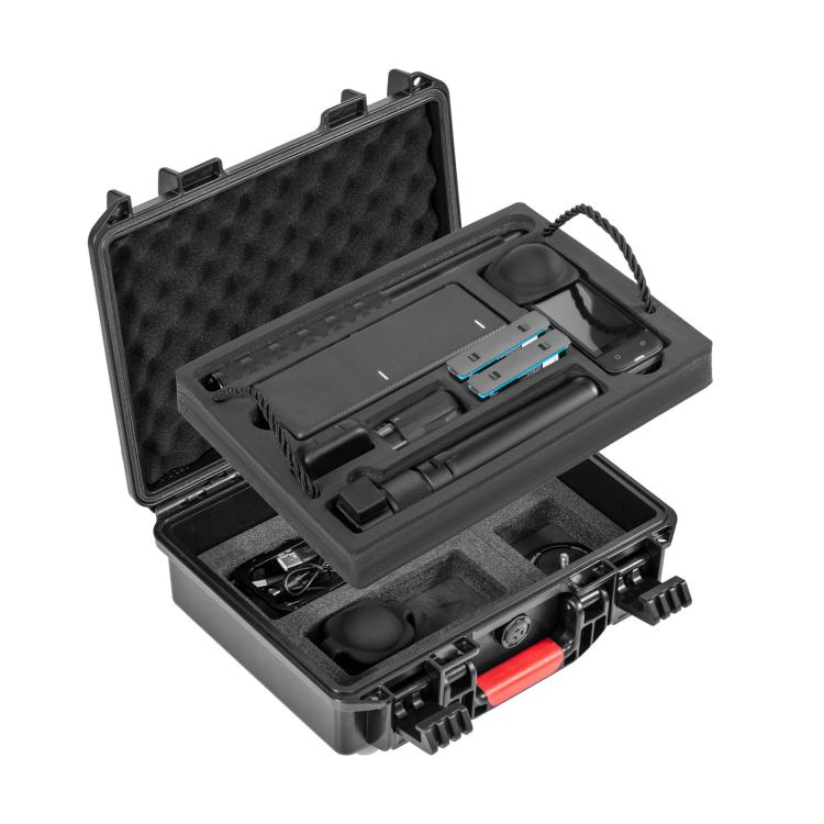 For Insta360 X5 STARTRC Waterproof Dual-layer Suitcase Storage Box (Black) - Case & Bags by STARTRC | Online Shopping UK | buy2fix