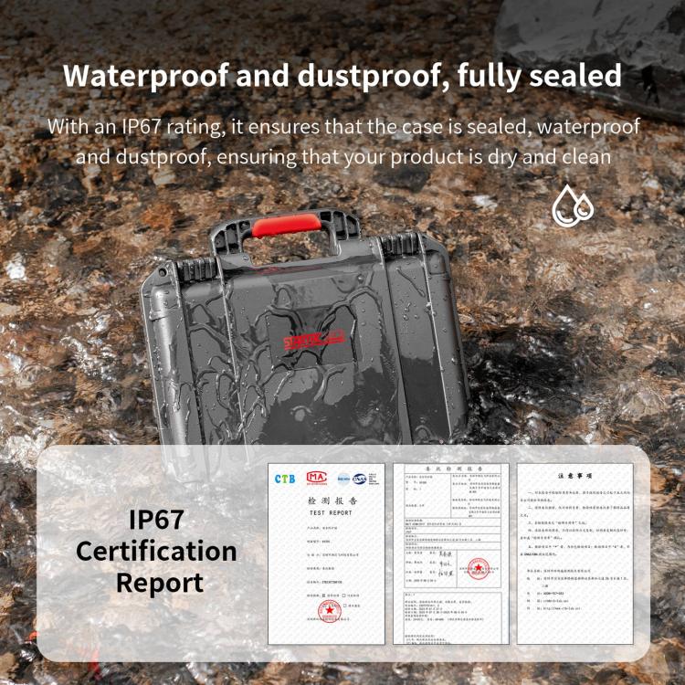 For Insta360 X5 STARTRC Waterproof Dual-layer Suitcase Storage Box (Black) - Case & Bags by STARTRC | Online Shopping UK | buy2fix