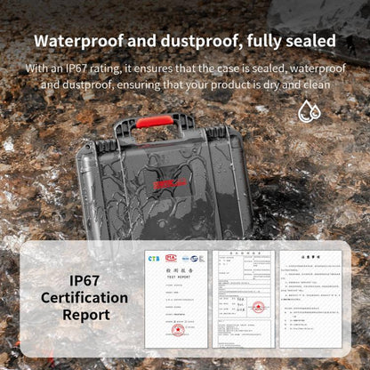 For Insta360 X5 STARTRC Waterproof Dual-layer Suitcase Storage Box (Black) - Case & Bags by STARTRC | Online Shopping UK | buy2fix