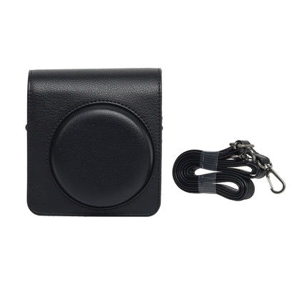 For Fujifilm Instax mini 99 Full Body Camera PU Leather Case Bag with Strap (Black) by buy2fix