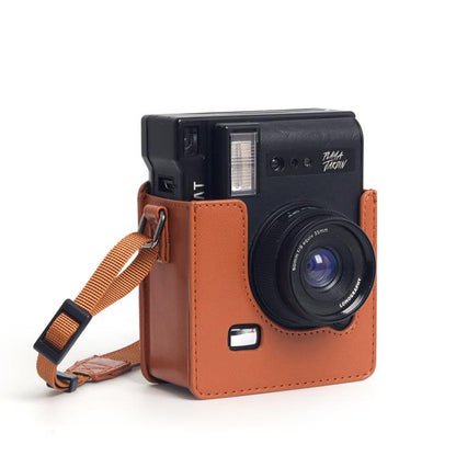 Vintage PU Leather Camera Case Bag For LOMO Automat Instax Camera (Brown) - Leather Bag by buy2fix | Online Shopping UK | buy2fix