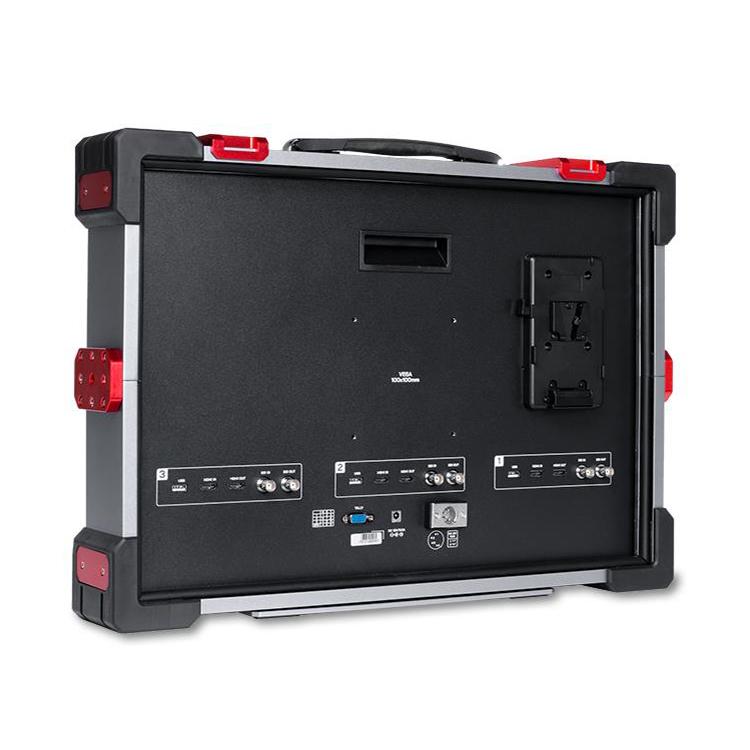 FEELWORLD PS101 Triple 10.1-inch Vertical Dispaly Carry-on Monitor High Brightness 1000nit Portable Protective Case (US Plug) - On-camera Monitors by FEELWORLD | Online Shopping UK | buy2fix