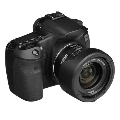 EW-65B Lens Hood Shade for Canon RF 24mm F1.8 MACRO IS STM, EF 28mm f/2.8 IS USM, EF 24mm f/2.8 IS USM Lens - Lens Hood by buy2fix | Online Shopping UK | buy2fix