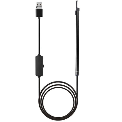 2 in 1 USB HD Visual Earwax Clean Tool Endoscope Borescope with LED Lights & Wifi, Cable length: 2m (Black) -  by buy2fix | Online Shopping UK | buy2fix