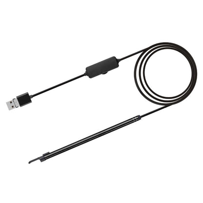 2 in 1 USB HD Visual Earwax Clean Tool Endoscope Borescope with LED Lights & Wifi, Cable length: 2m (Black) -  by buy2fix | Online Shopping UK | buy2fix
