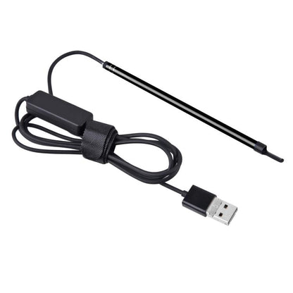 2 in 1 USB HD Visual Earwax Clean Tool Endoscope Borescope with LED Lights & Wifi, Cable length: 2m (Black) -  by buy2fix | Online Shopping UK | buy2fix