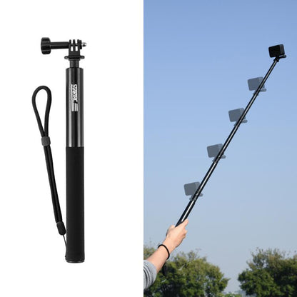 STARTRC 1.3m Handheld Extendable Pole Monopod (Black) - Extendable Pole by STARTRC | Online Shopping UK | buy2fix
