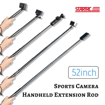 STARTRC 1.3m Handheld Extendable Pole Monopod (Black) - Extendable Pole by STARTRC | Online Shopping UK | buy2fix