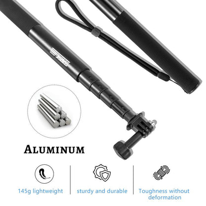 STARTRC 1.3m Handheld Extendable Pole Monopod (Black) - Extendable Pole by STARTRC | Online Shopping UK | buy2fix