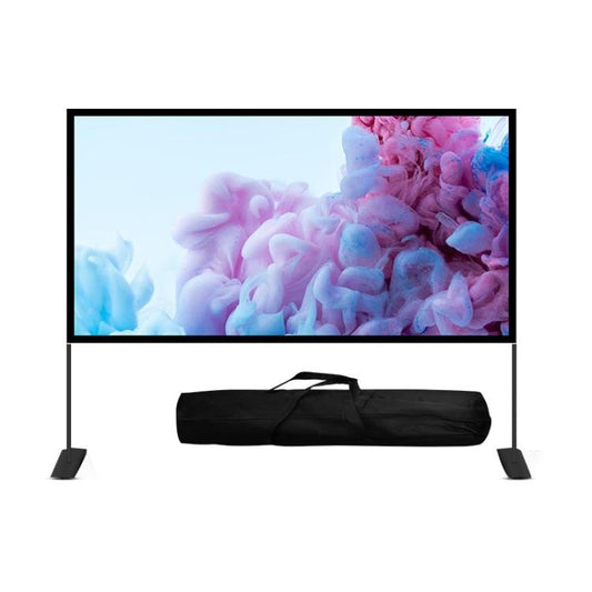 Outdoor Bracket Folding Polyester Projector Film Curtain, Size: 120 inch (16:9) by buy2fix