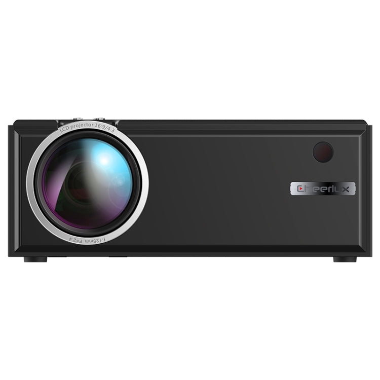 Cheerlux C8 1800 Lumens 1280x800 720P 1080P HD WiFi Sync Display Smart Projector, Support HDMI / USB / VGA / AV(Black) - LED Projector by Cheerlux | Online Shopping UK | buy2fix