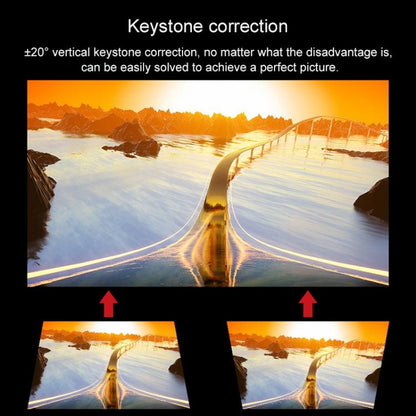 Cheerlux C9 1280x720 720P HD Smart Projector, Support HDMI x 2 / USB x 2 / VGA / AV (Black Grey) - LED Projector by Cheerlux | Online Shopping UK | buy2fix