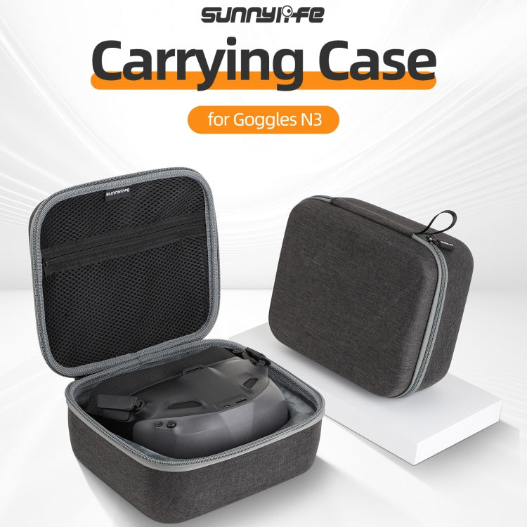 For DJI N3 Flying Glasses Sunnylife Handheld Storage Bag (Black) - Cases & Bags by Sunnylife | Online Shopping UK | buy2fix