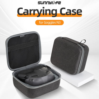 For DJI N3 Flying Glasses Sunnylife Handheld Storage Bag (Black) - Cases & Bags by Sunnylife | Online Shopping UK | buy2fix