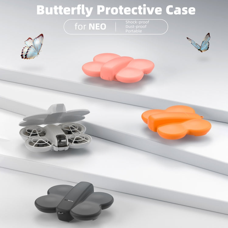 For DJI Neo Sunnylife Butterfly Storage Box Anti-collision Anti-scratch Protection Case (Orange) - Cases & Bags by Sunnylife | Online Shopping UK | buy2fix