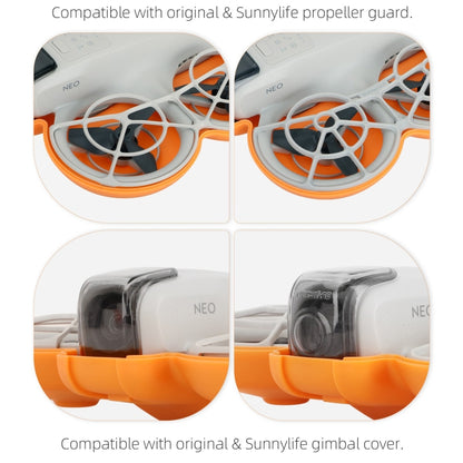 For DJI Neo Sunnylife Butterfly Storage Box Anti-collision Anti-scratch Protection Case (Grey) - Cases & Bags by Sunnylife | Online Shopping UK | buy2fix