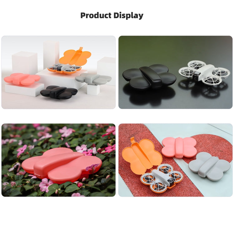 For DJI Neo Sunnylife Butterfly Storage Box Anti-collision Anti-scratch Protection Case (Orange) - Cases & Bags by Sunnylife | Online Shopping UK | buy2fix