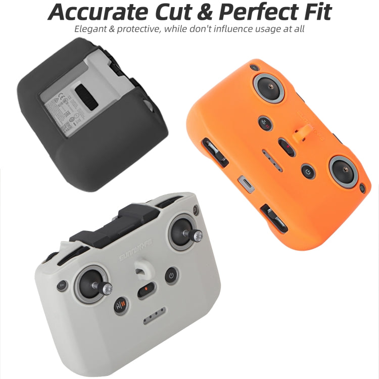 For DJI Neo / Mini 4 Pro / RC-N3 / RC-N2 / RC-N1 Sunnylife Controller Protective Cover Silicone Case with Neck Strap (Black) - Cases & Bags by Sunnylife | Online Shopping UK | buy2fix