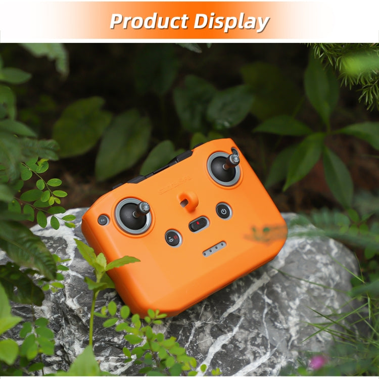 For DJI Neo / Mini 4 Pro / RC-N3 / RC-N2 / RC-N1 Sunnylife Controller Protective Cover Silicone Case with Neck Strap (Orange) - Cases & Bags by Sunnylife | Online Shopping UK | buy2fix