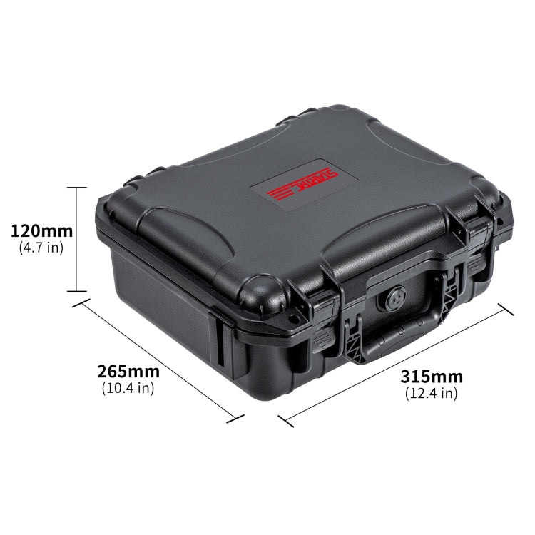 For DJI Osmo Action 5 Pro STARTRC Waterproof EVA ABS Dual-layer Suitcase Storage Box (Black) -  by STARTRC | Online Shopping UK | buy2fix