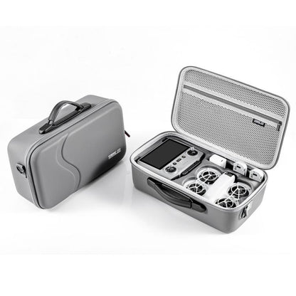 For DJI Neo STARTRC Shoulder PU Storage Bag Handbag, Compatible With RC2 (Grey) - Cases & Bags by STARTRC | Online Shopping UK | buy2fix