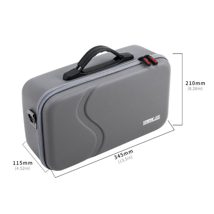 For DJI Neo STARTRC Shoulder PU Storage Bag Handbag, Compatible With RC2 (Grey) - Cases & Bags by STARTRC | Online Shopping UK | buy2fix