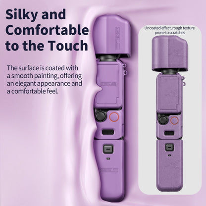 For DJI OSMO Pocket 3 STARTRC 5 in 1 Body Lens Handle Screen Silicone TPU Case (Black) - Case & Bags by STARTRC | Online Shopping UK | buy2fix