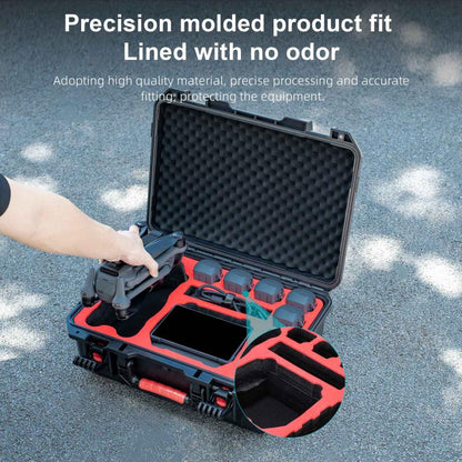 For DJI Mavic 4 Pro STARTRC Waterproof ABS Suitcase Storage Box (Black) - Backpacks & Bags by STARTRC | Online Shopping UK | buy2fix