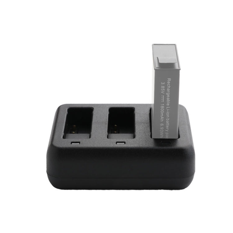 For DJI Osmo Action 4 / 3 Tri-Slot Batteries Charger (Black) -  by buy2fix | Online Shopping UK | buy2fix