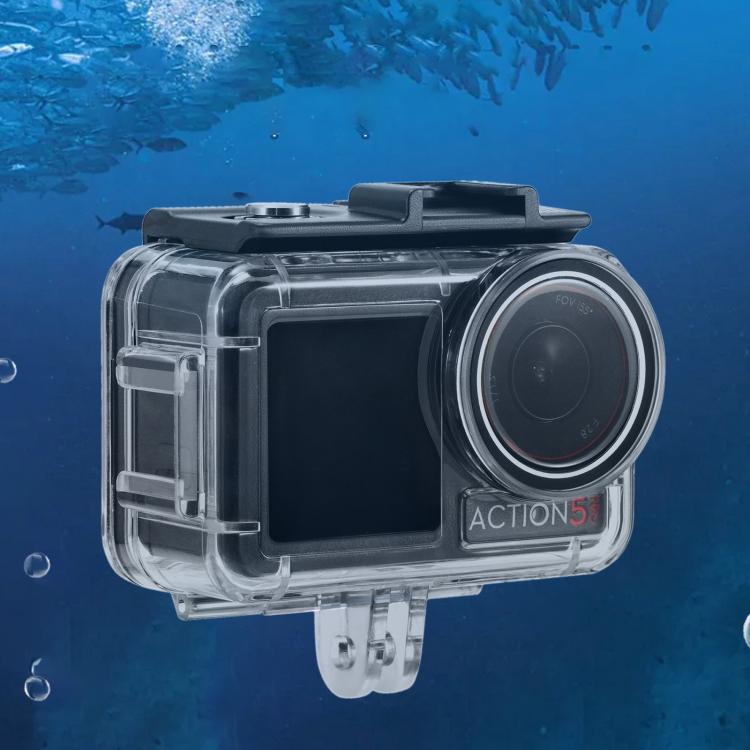 For DJI Osmo Action 5 Pro / 3 / 4 STARTRC 40m Underwater Waterproof Housing Diving Case (Transparent) - Case & Bags by STARTRC | Online Shopping UK | buy2fix