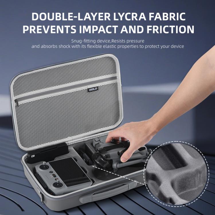 For DJI Mini 5 Pro STARTRC Shoulder PU Storage Bag Handbag (Grey) - Backpacks & Bags by STARTRC | Online Shopping UK | buy2fix