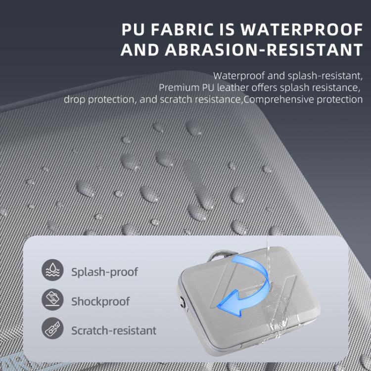 For DJI Mini 5 Pro STARTRC Shoulder PU Storage Bag Handbag (Grey) - Backpacks & Bags by STARTRC | Online Shopping UK | buy2fix