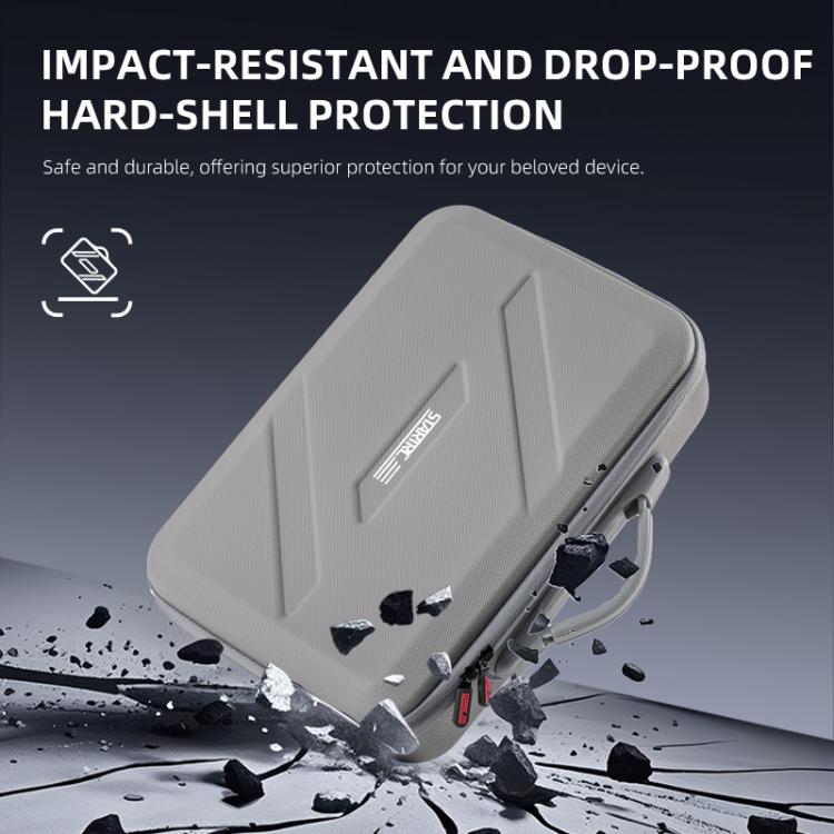 For DJI Mini 5 Pro STARTRC Shoulder PU Storage Bag Handbag (Grey) - Backpacks & Bags by STARTRC | Online Shopping UK | buy2fix
