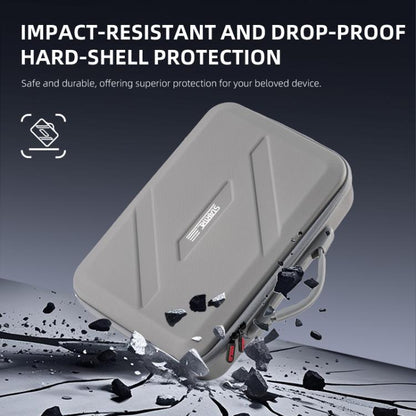 For DJI Mini 5 Pro STARTRC Shoulder PU Storage Bag Handbag (Grey) - Backpacks & Bags by STARTRC | Online Shopping UK | buy2fix