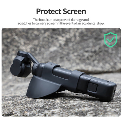 For DJI OSMO Pocket 3 Sunnylife Sunshade Screen Protective Cover Hood (Black) - Lens Accessories by Sunnylife | Online Shopping UK | buy2fix