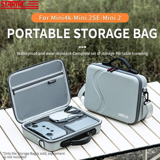 For Mini 4K / Mini 2 / Mini 2 SE STARTRC Waterproof Shoulder Storage Bag Handbag (Grey) by STARTRC