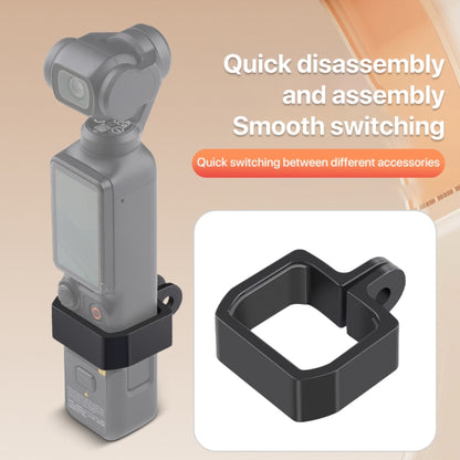 For DJI OSMO Pocket 3 Expansion Bracket Adapter (Black) - Mount & Holder by buy2fix | Online Shopping UK | buy2fix